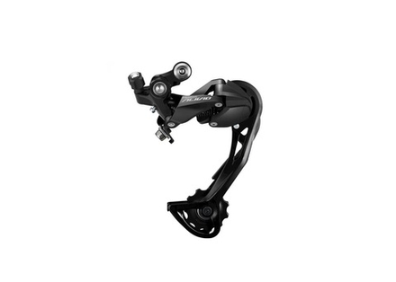 Переключатель задний Shimano Alivio, M3100, SGS, 9 скоростей, крепление на болт, черный