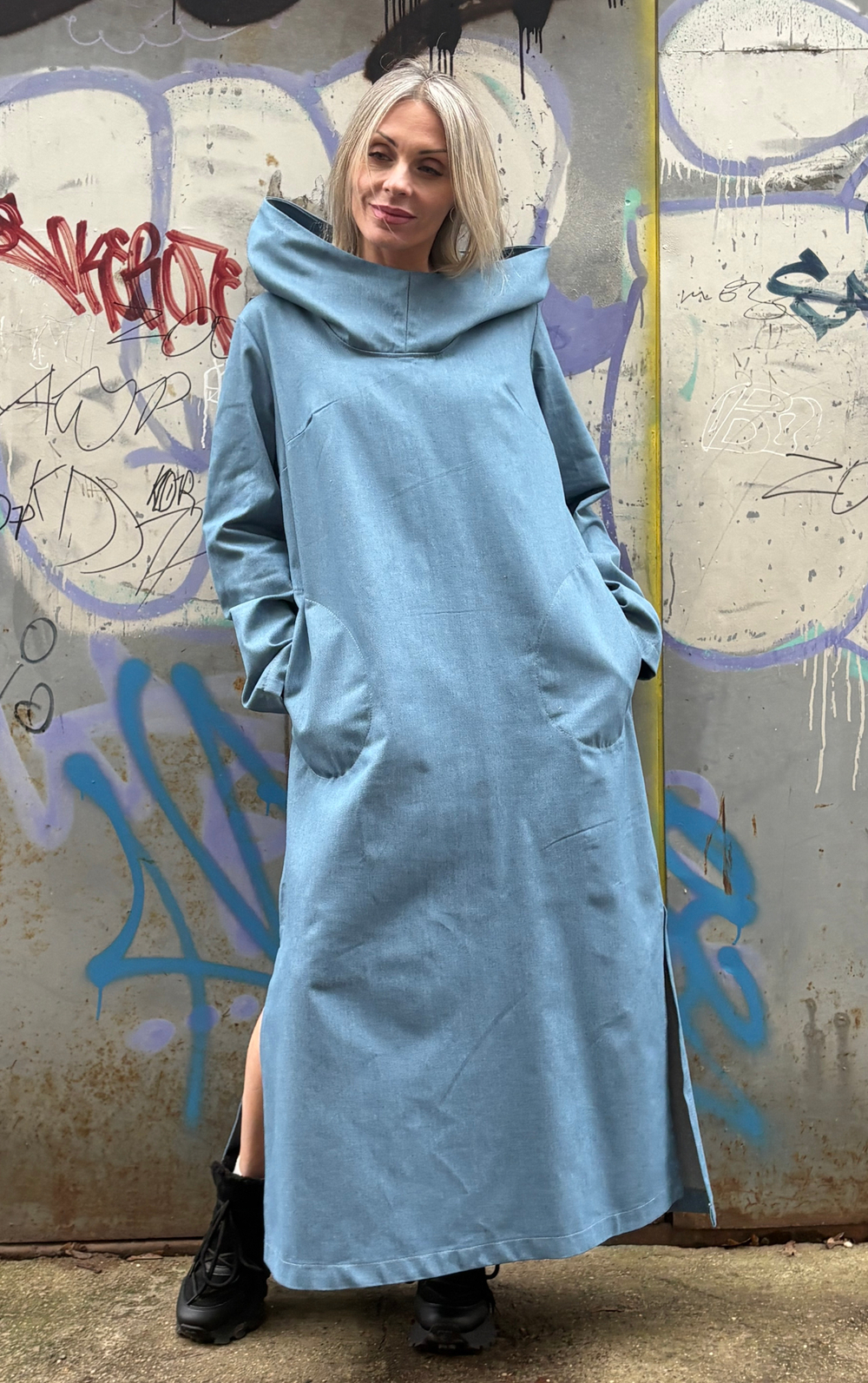 Платье Assassin /джинс голубой