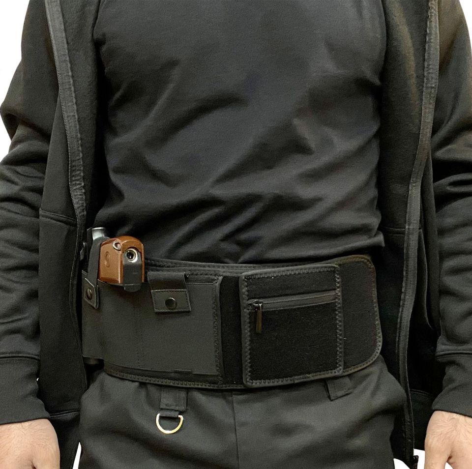 Пояс Тактический скрытого ношения с кобурой и отсеками