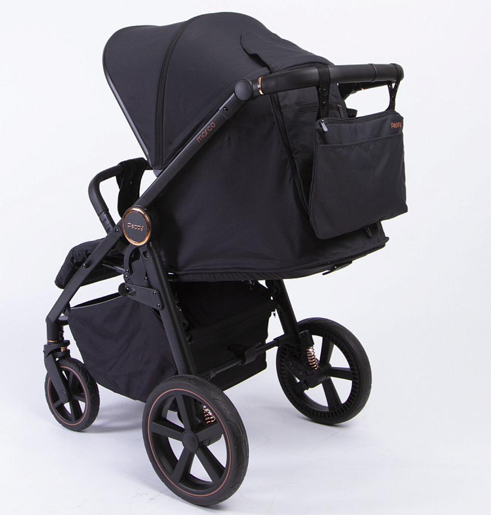 Коляска прогулочная Peppy Marco (black)