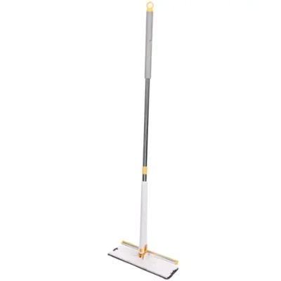 Швабра с отжимом, ручка 125 см «Skay» цвет белый в комплекте две насадки