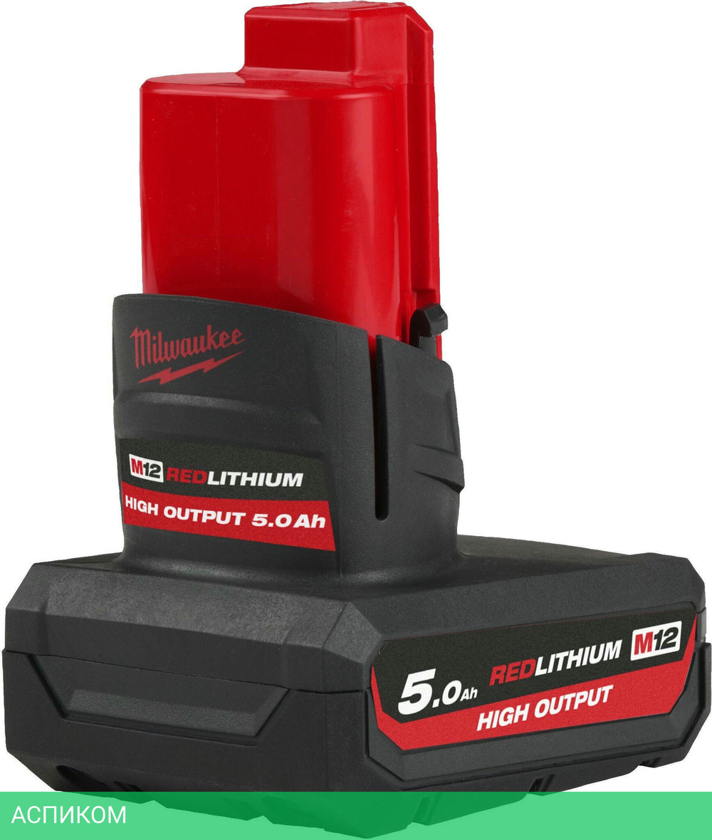 Аккумулятор для инструмента Milwaukee M12 HB5 High Output (4932480165)