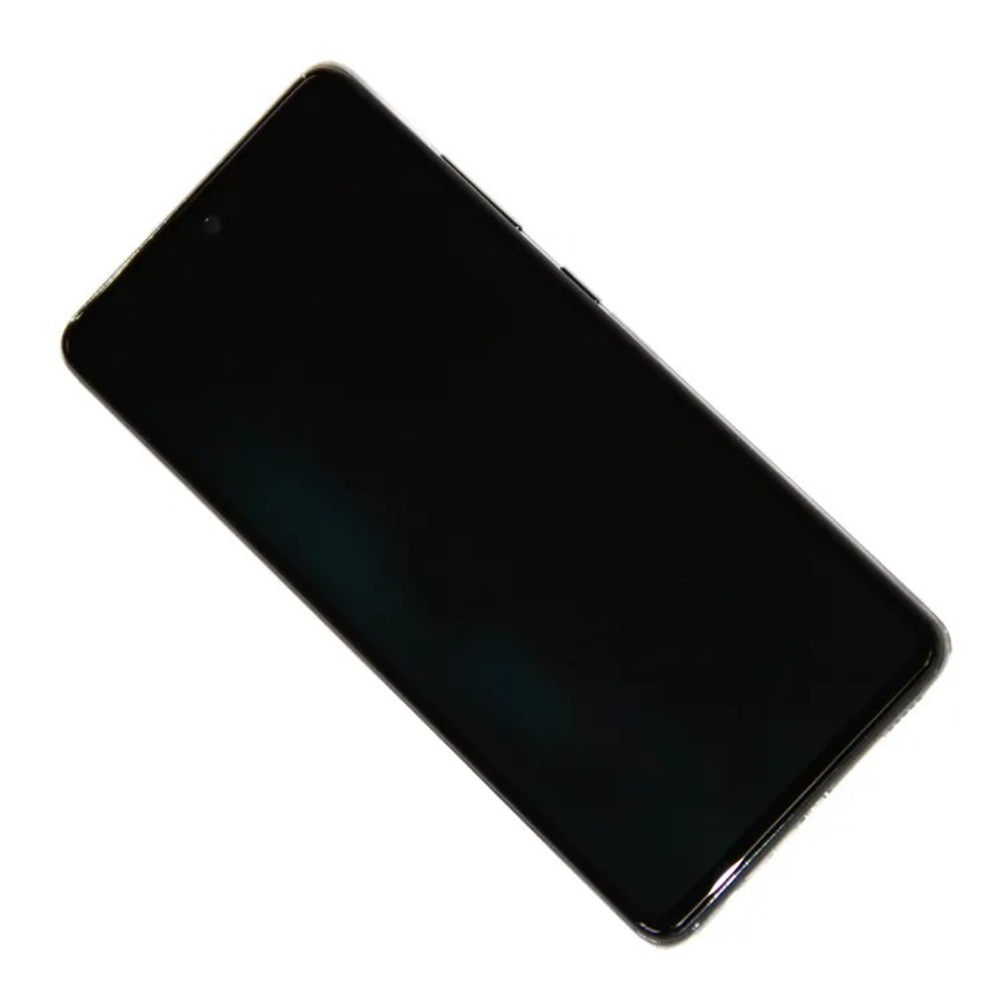 Дисплей для Samsung Galaxy A52/A52 5G (A525F/A526B/A528B) с тачскрином и рамкой Черный - OR (SP)