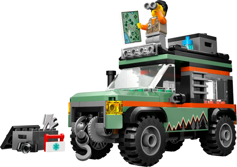 Конструктор LEGO City 60447 Горный грузовик для бездорожья 4x4