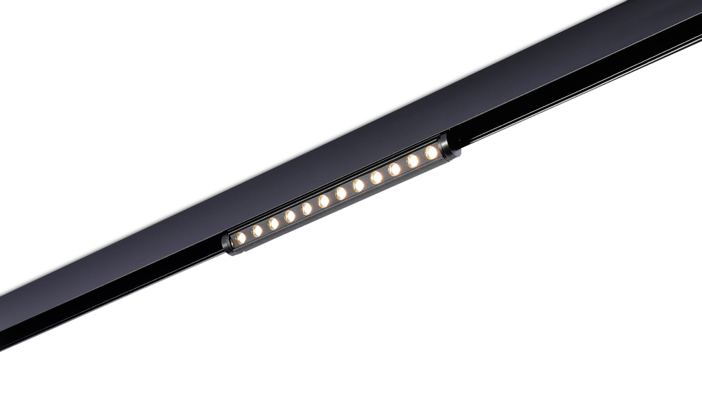 Светодиодный светильник Eye для SPACE Track system 12Вт, L246xH40мм, 710Лм, 36°, 3000К, недиммируемый, угол поворота 170°, Ra&gt;90, черный