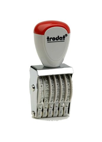 Ленточный нумератор Trodat 1536, высота 3 мм, 6 разрядов
