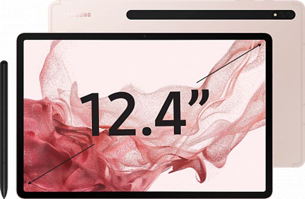 Планшет Samsung Galaxy Tab S8+ (2022), 8 ГБ/128 ГБ, Wi-Fi, со стилусом, розовое золото (Global)