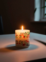 Трансфер переводной - декаль для свечей и гипса русская тематика 007 А5