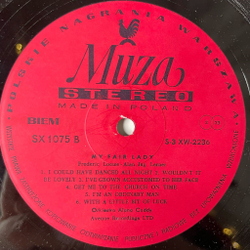 Винтажная виниловая пластинка LP Orkiestra Alana Caddy My Fair Lady Моя Прекрасная Леди (Польша 1978)
