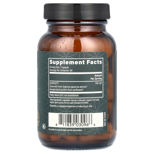 Global Healing, растительный кверцетин, 60 капсул (250 мг в 1 капсуле)