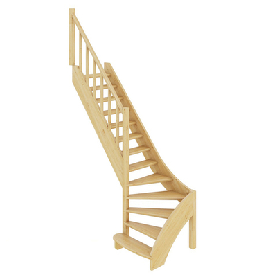 Лестница на второй этаж ЛС-07м/3 Левая под покраску