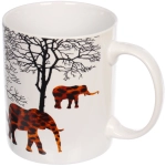 Кружка керамическая 330мл «Сафари парк», микс рисунков