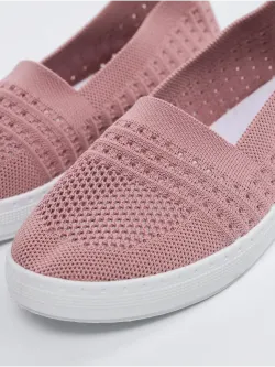 Мокасины летние текстильные