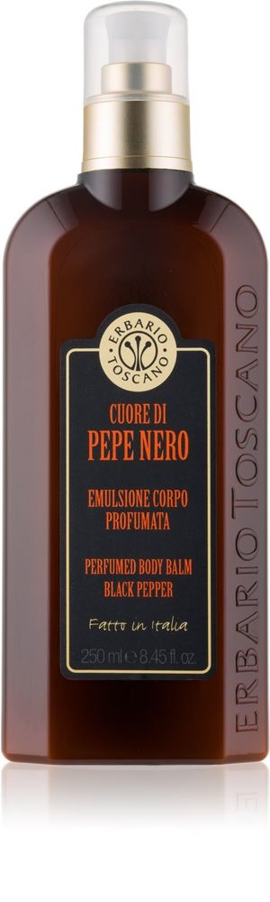 Erbario Toscano парфюмированный лосьон для тела для мужчин Black Pepper