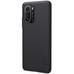 Тонкий черный чехол от Nillkin для Xiaomi Poco F3 (11i, 11X, 11X Pro, Redmi K40) серия Super Frosted Shield