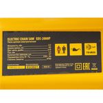 Пила цепная электрическая EDS-2000P, 2 кВт,поперечная, шина 40 см, шаг 3/8, паз 1.3 мм, 57 звеньев Denzel, 95616