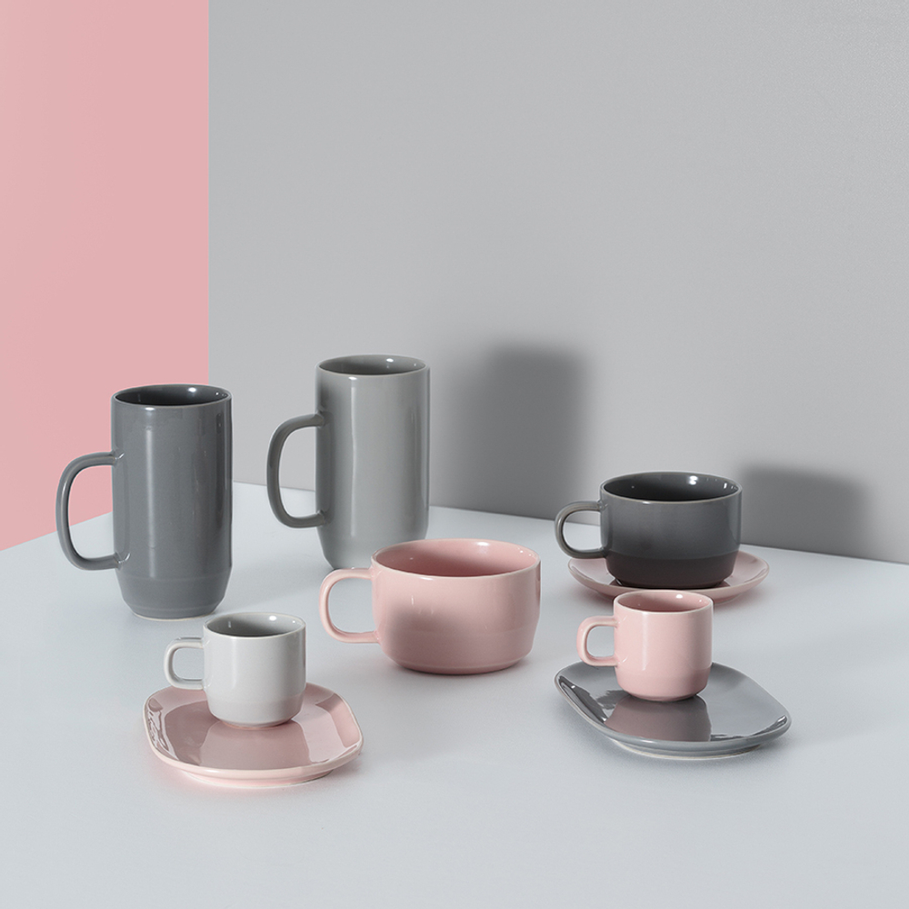 Чашка для латте cafe concept 550 мл серая