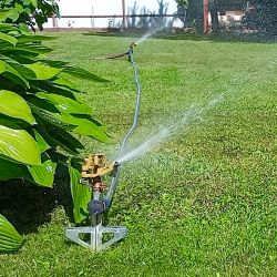 GWRS12-045 GREEN APPLE Разбрызгиватель 360 град, импульсный, вращающийся, металл