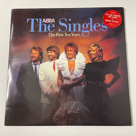 Винтажная виниловая пластинка LP ABBA АББА The Singles (The First Ten Years) (Англия 1982)