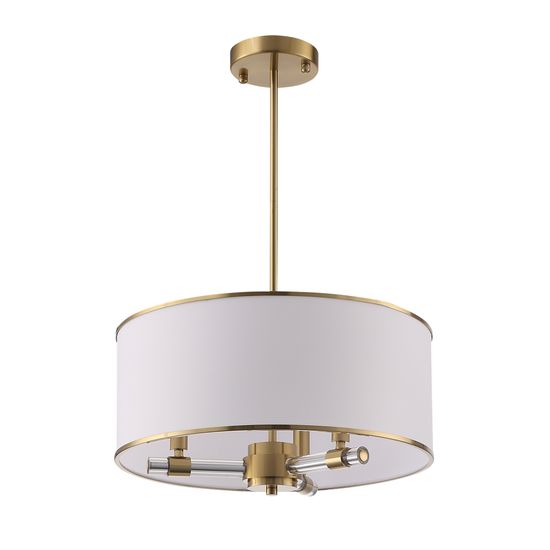 SL1407.302.03 Люстра подвесная ST-Luce Латунь/Прозрачный E14*3 40W AURELIA