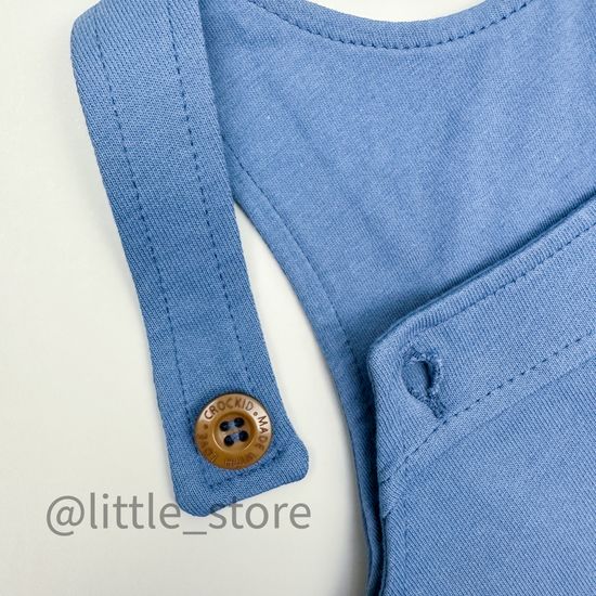 Комбинезон из футера "Summer moments" синяя волна