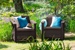 Комплект мебели Corfu Russia duo (2 кресла), коричневый