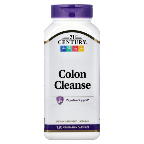21st Century, Colon Cleanse, 120 вегетарианских капсул