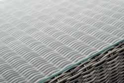 "Боно" журнальный столик из искусственного ротанга, цвет графит