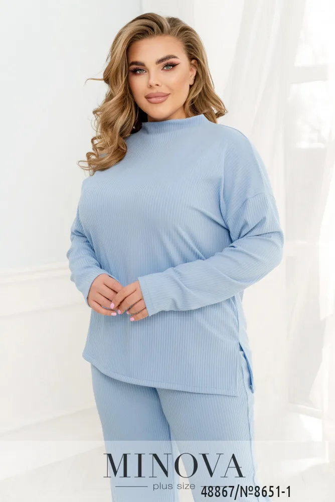 Костюм 8651-1-голубой Minova