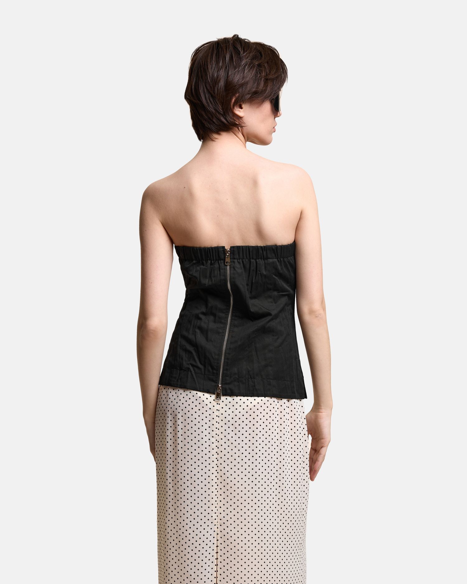 Топ на молнии из хлопка