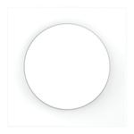 Накладка для светорегулятора поворотно-нажимного, S70 (белый матовый)