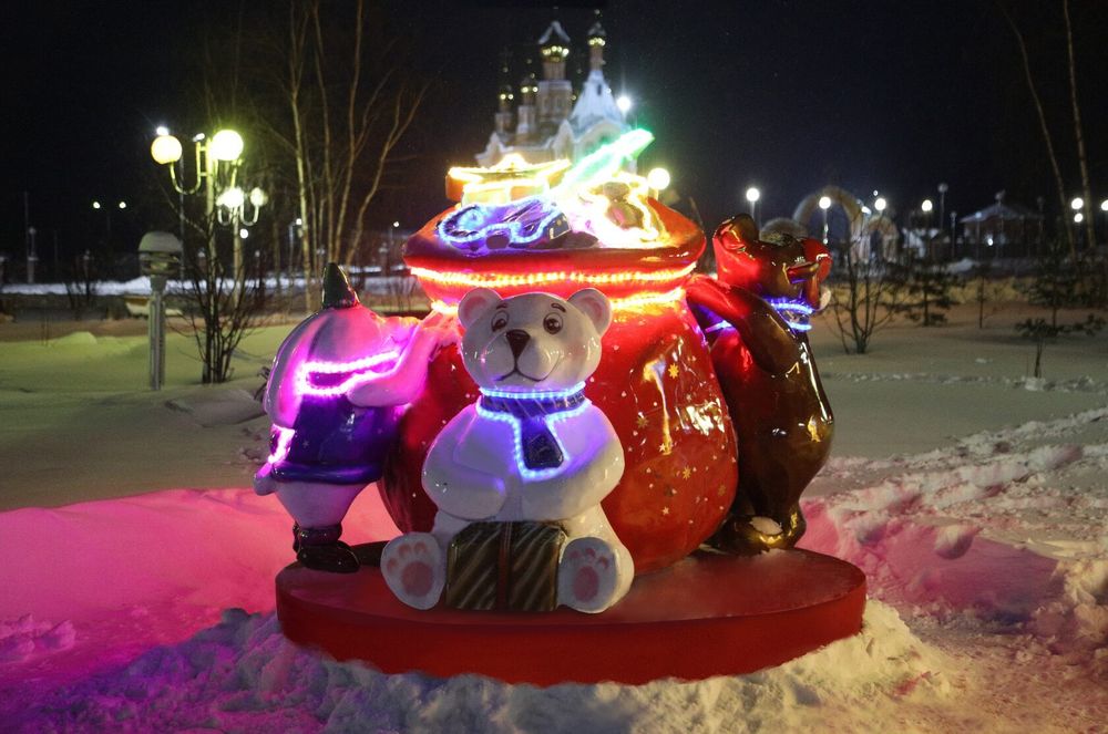 фотозона "Мешок с подарками"