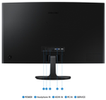 Монитор 27" Samsung LS27D364GAIXCI черный
