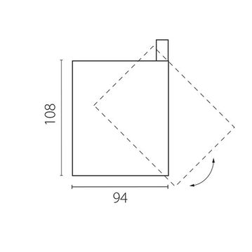 Трехфазный светильник для трековых систем QUATTRO либо потолочный (накладной или встраиваемый) 35W 4000K 215446 белый Alta Base Lightstar