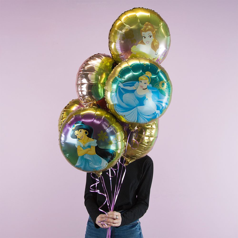 Шар (18''/46 см) Круг, Золушка, 1 шт.