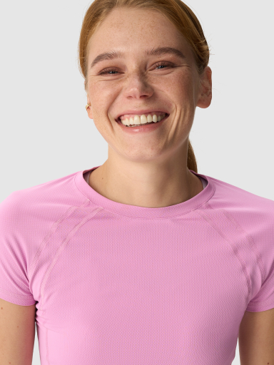 Футболка-кроп женская GRI Фитнес розовая
