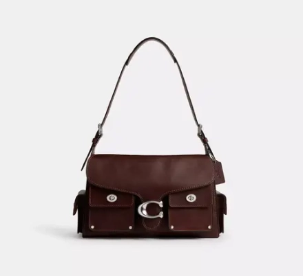 COACH СУМКА CARGO TABBY 36, ТЕМНО-КОРИЧНЕВЫЙ