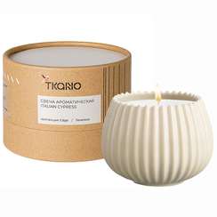 Свеча ароматическая italian cypress из коллекции edge, бежевый, 30 ч