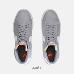 Кеды Nike SB Zoom Blazer Mid Orange Label ISO "Wolf Grey"