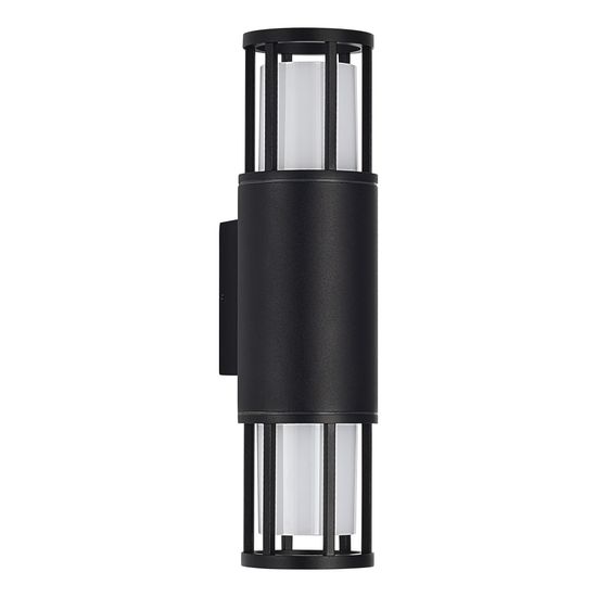 SL9017.401.02 Светильник уличный настенный ST-Luce черный/черный GU10 2*15W MESA