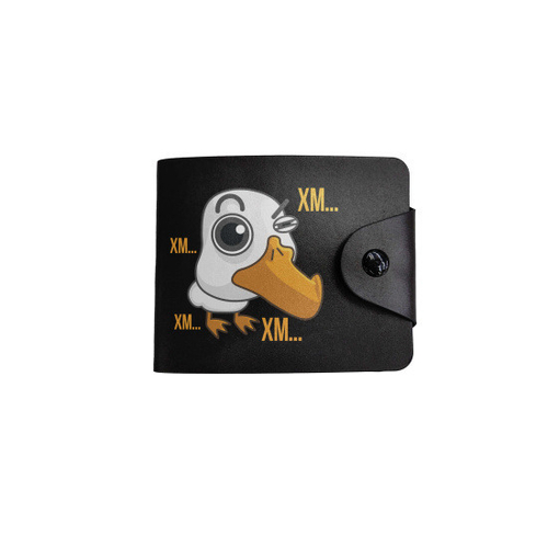 Кошелек детский КОКОС Гусь Гагарик черный (252115)