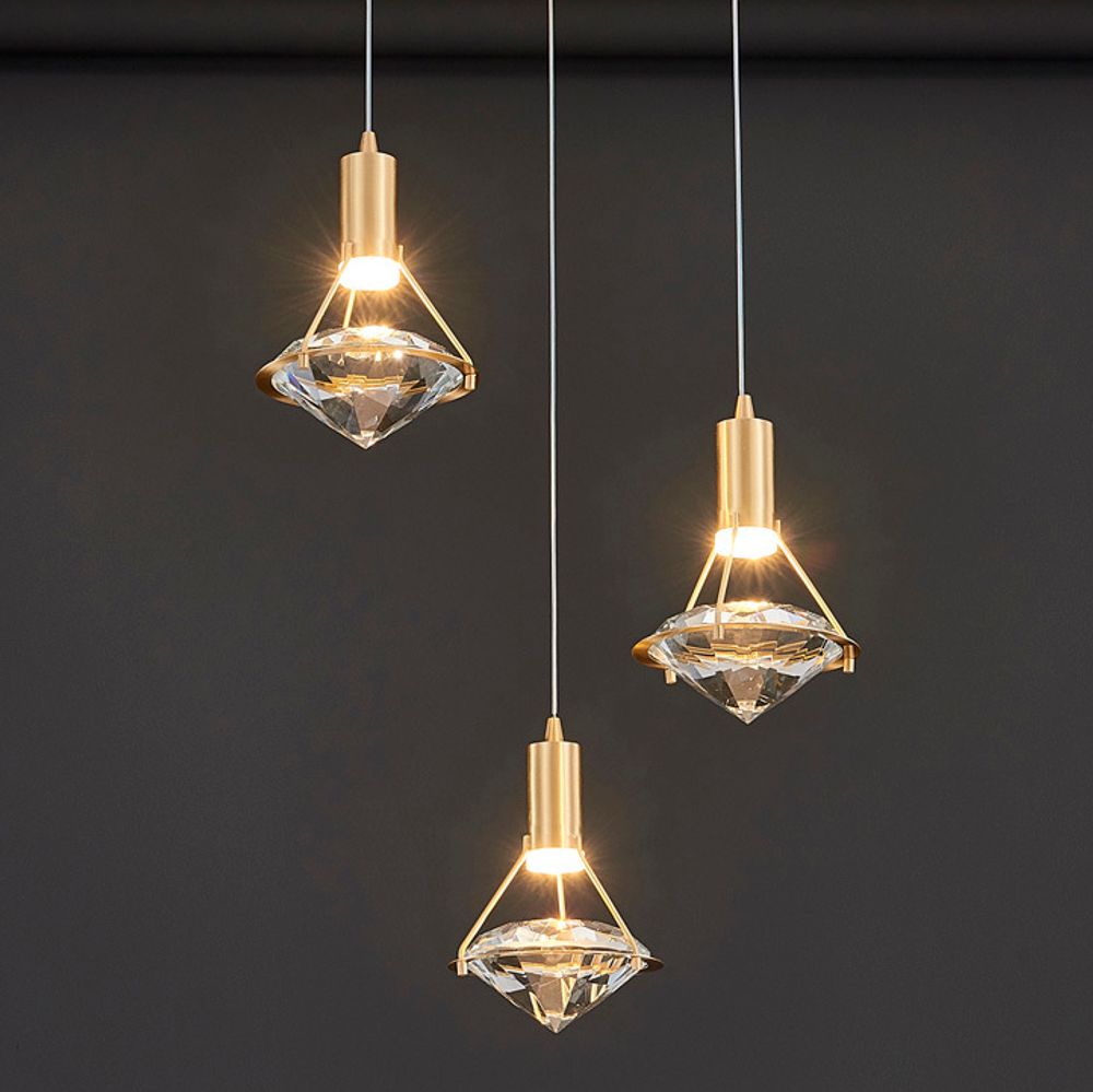 Подвесной светильник GLASGOW brass