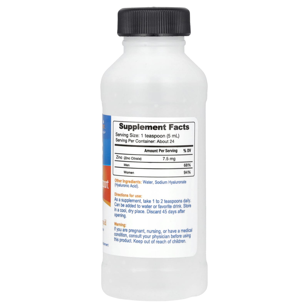 Hyalogic, цинк для поддержки иммунитета, 118 мл (4 жидк. унции) (7,5 мг на порцию)