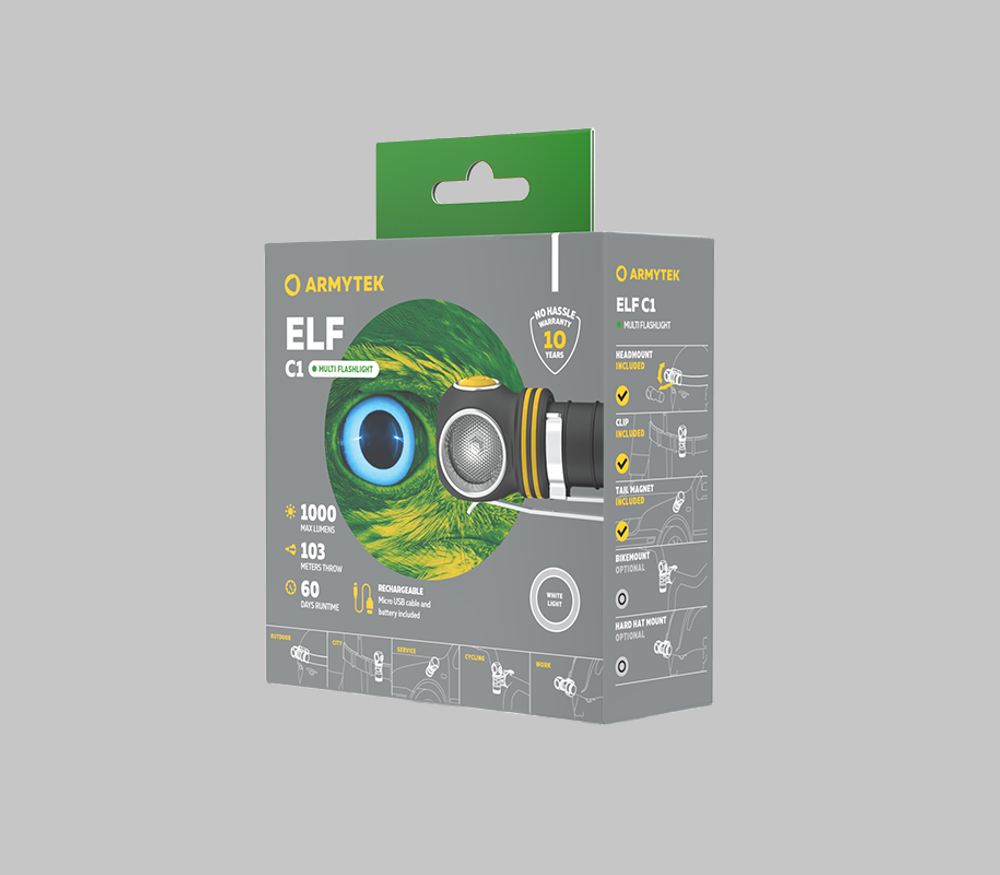Фонарь Armytek Elf C1 Micro USB