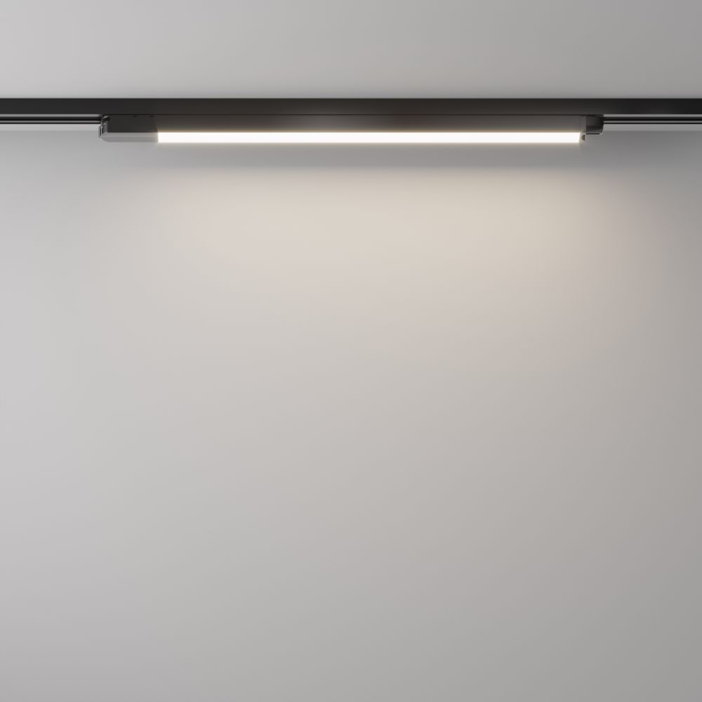 Трековый однофазный светодиодный светильник Maytoni Unity BASIS TR000-1-24W4K-B