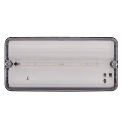 ULW-K25A 6W-4000K IP65 BLACK Светильник светодиодный влагозащищенный. Белый свет 4000K. 660Лм. Размер 220x105x50мм. Корпус чёрный. ТМ Uniel