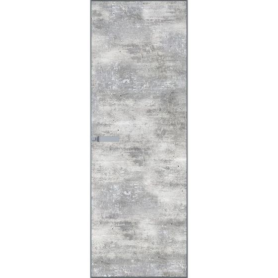 Скрытая алюминиевая дверь Invisible 1AGN бетон старый