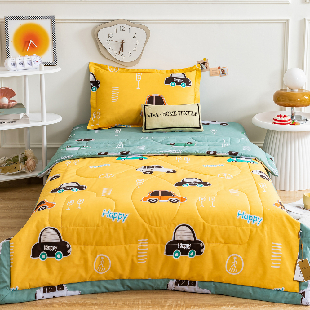 Комплект постельного белья Сатин с Одеялом Young 100% хлопок OBK001