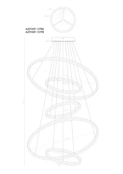 Подвесная люстра Arte Lamp ARKANE