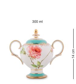 JK- 68 Чайный сервиз на 6 перс. «Роза» (Milano Rose Pavone)